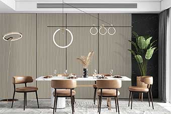 合肥轻奢风格-餐厅