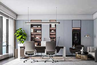 合肥轻奢风格-书房