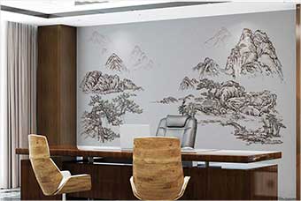 合肥森佰汇航空纤维墙咔（山水之间）