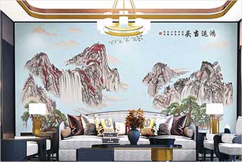 合肥森佰汇航空纤维墙咔（鸿运当头）